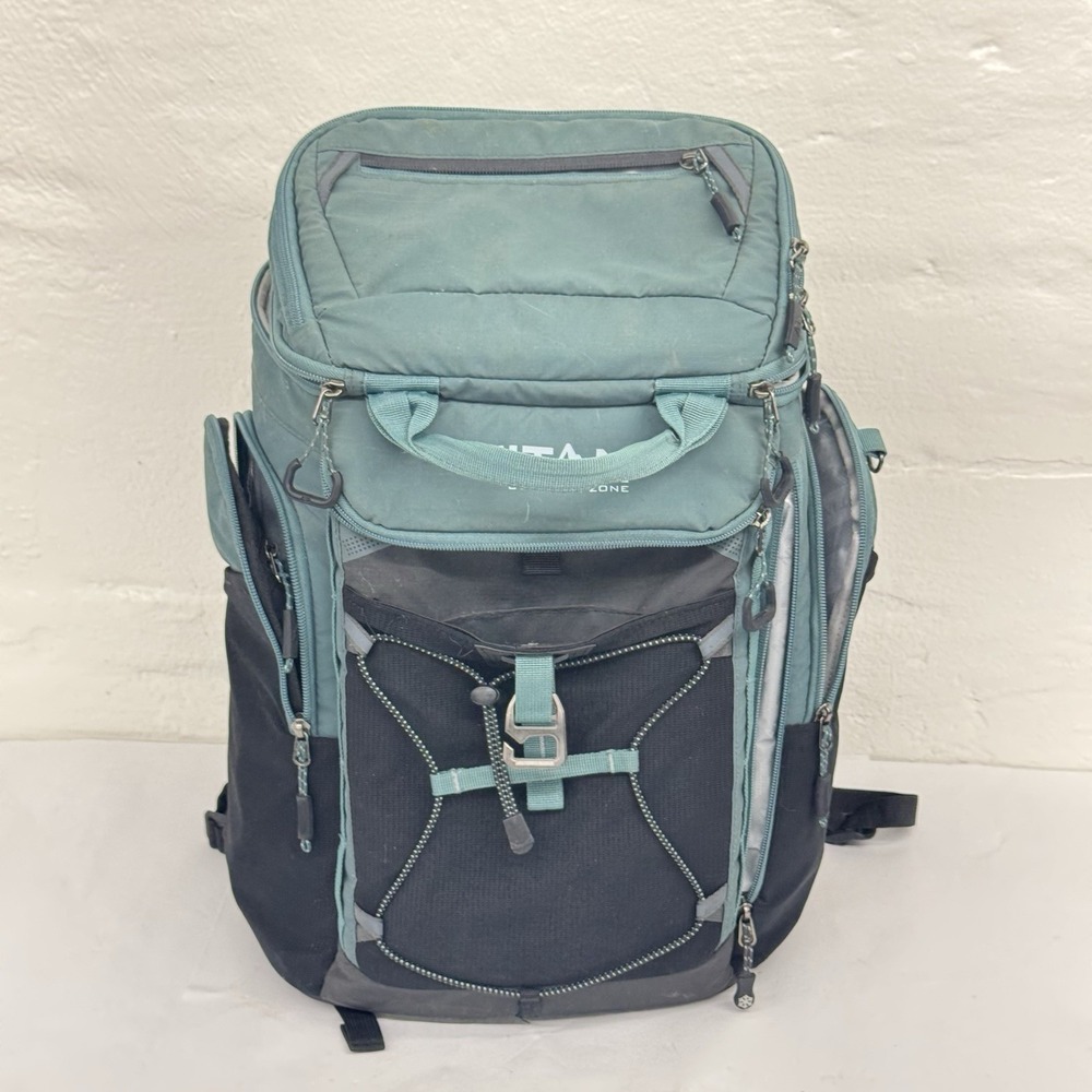 Titan 26-can Backpack Cooler Green  5 Compartments Green Camping Tailgating